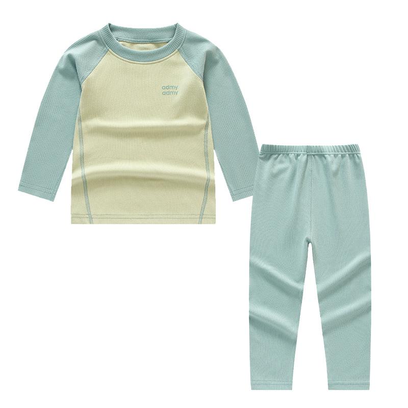 Kids Infants’ And Toddlers’ Fitness Fleece Long-Sleeve Tee/Pants Set, Colorblock  |  Bottoms Bottoms Bottoms