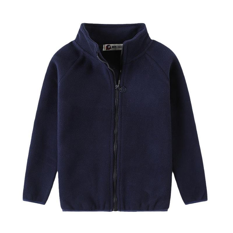 Kids Infants’ And Toddlers’ Sweater Fleece, Full-Zip  |  Tops Clothing Bright Navy