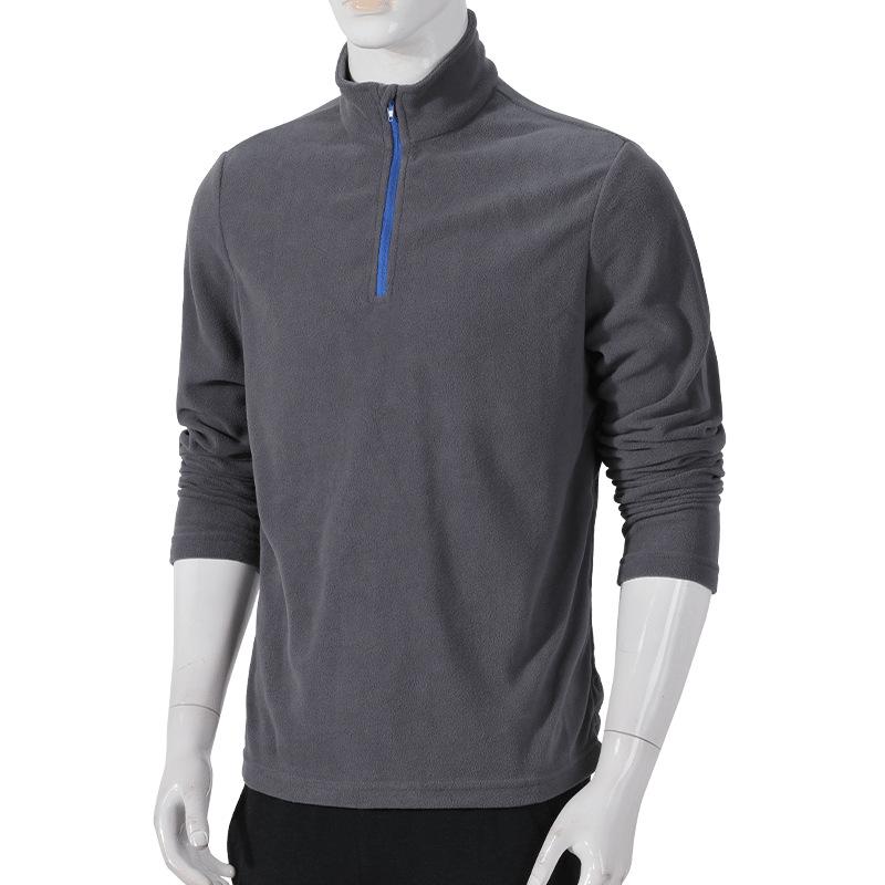 Mens Adventure Grid Fleece, Quarter-Zip  |  Fleece Clothing Dark Marine Blue