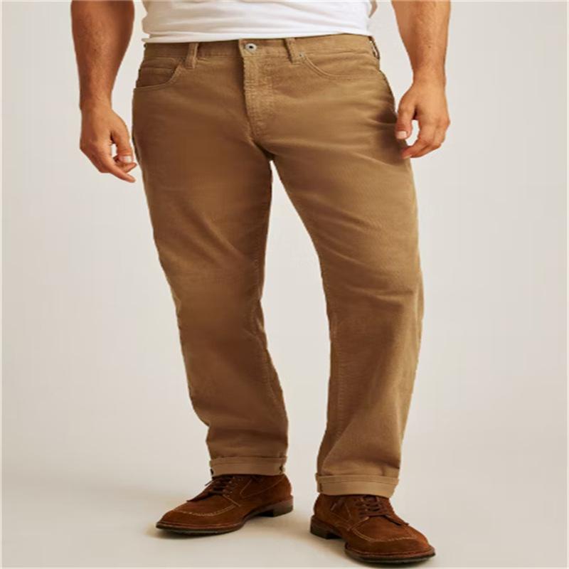 Mens Beanflex® Corduroy Pants, Five-Pocket, Standard Fit, Straight Leg  |  Pants Clothing Dune Brown