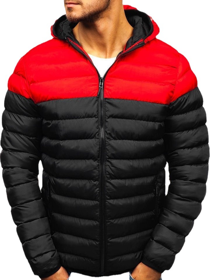 Mens Down Jacket, Colorblock  |  Insulated Jackets Insulated Jackets Burgundy