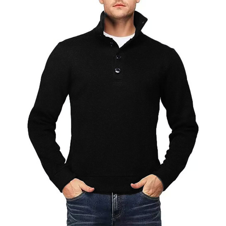 Mens Katahdin Iron Works Bonded Waffle Fleece, Mockneck  |  Fleece Clothing Charcoal Heather