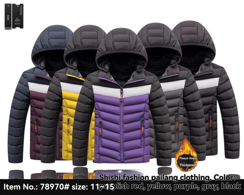 Mens Mountain Classic Puffer Hooded Jacket, Colorblock  |  Insulated Jackets Insulated Jackets Insulated Jackets