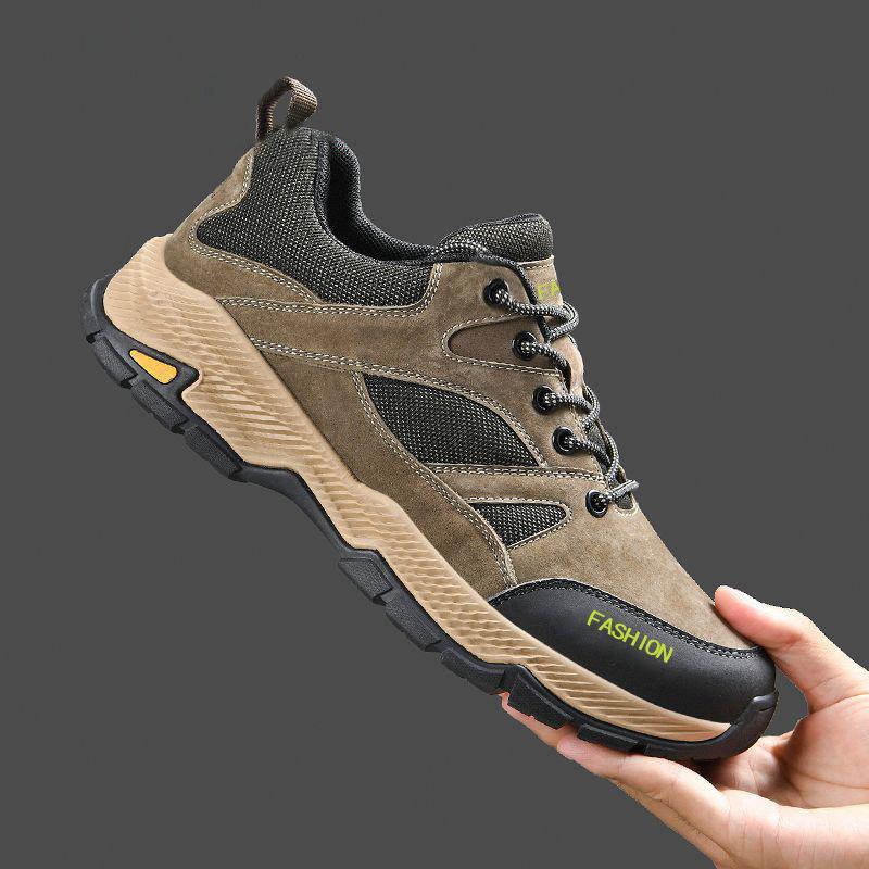 Mens Mountain Classic Ventilated Hiking Shoes  |  Sneakers & Shoes Mens Deepest Green