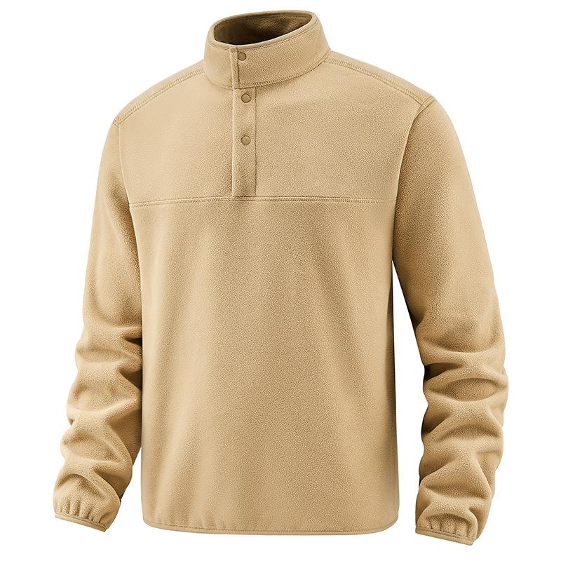 Mens Sweater Fleece Pullover  |  Fleece Clothing Eucalyptus