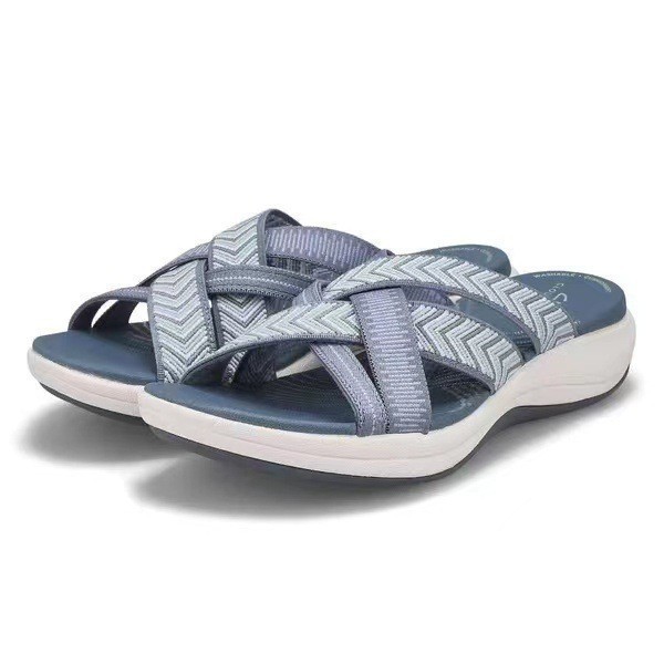 Womens Boothbay Slide Sandals, Print  |  Sandals & Water Shoes Sandals & Water Shoes Blue Green Geo