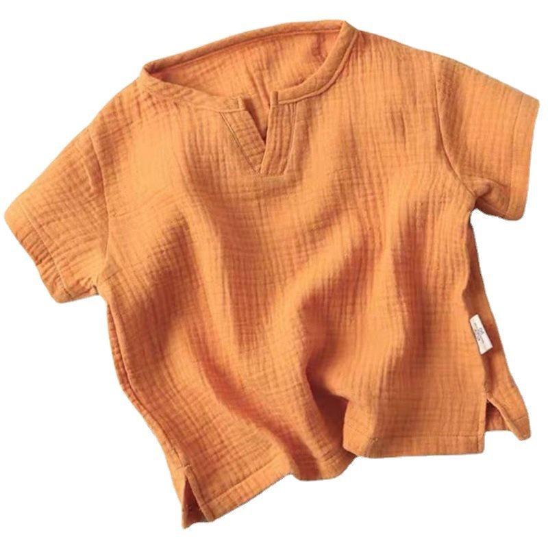 Womens Cloud Gauze Shirt, Short-Sleeve  |  Shirts & Tops Clothing Burnt Sienna