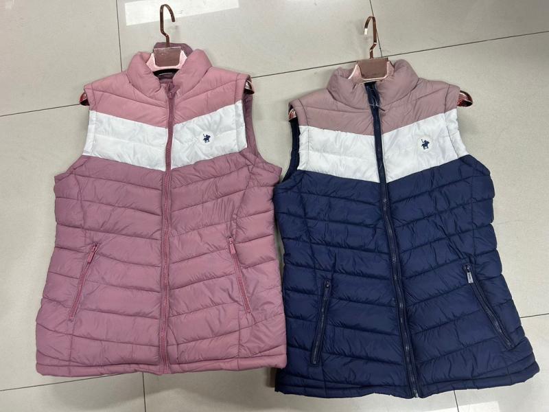 Womens Down Vest, Colorblock  |  Vests Outerwear Eggplant