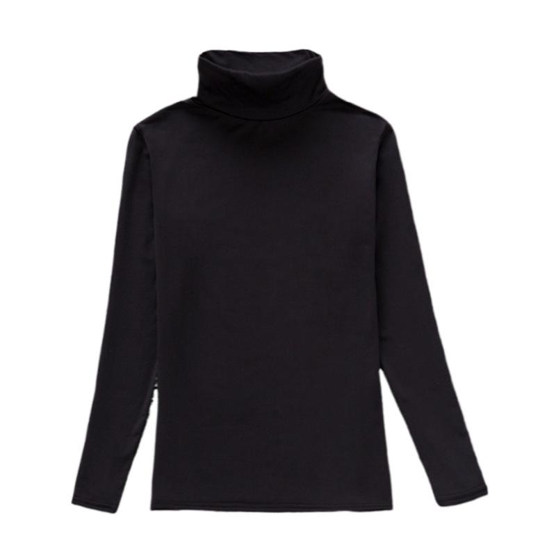 Womens Pima Cotton Turtleneck, Long-Sleeve  |  Shirts & Tops Clothing Raven Blue