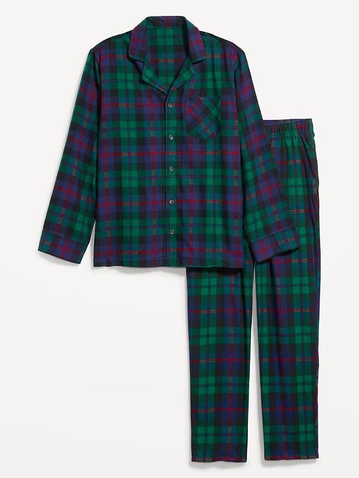 Womens Scotch Plaid Flannel Pajamas  |  Sleepwear Clothing MacRae Hunting Modern