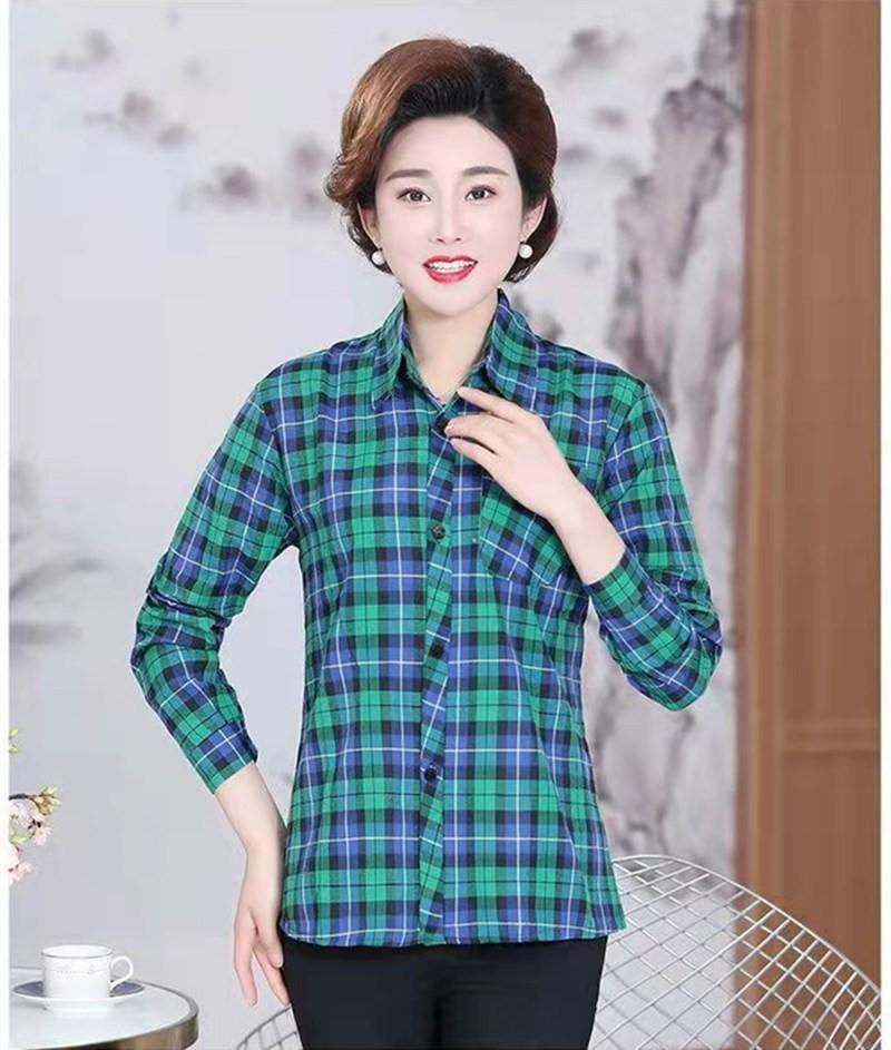 Womens Scotch Plaid Flannel Shirt, Relaxed  |  Shirts & Tops Clothing MacRae Hunting Modern