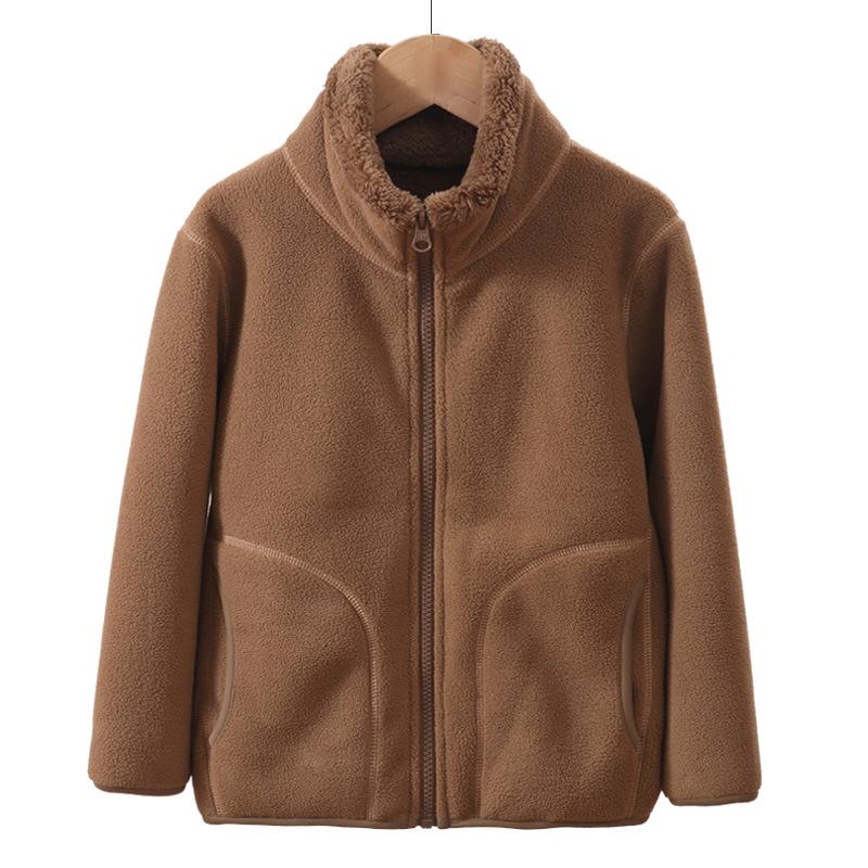 Womens Sherpa Fleece Jacket  |  Fleece Clothing Antique Gold