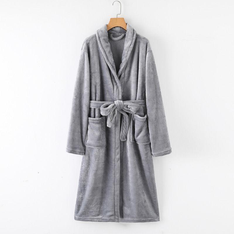 Womens Winter Fleece Robe, Wrap-Front  |  Sleepwear Clothing Bright Navy