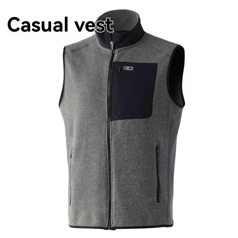 Womens Sweater Fleece Long Vest  |  Activewear Activewear Activewear